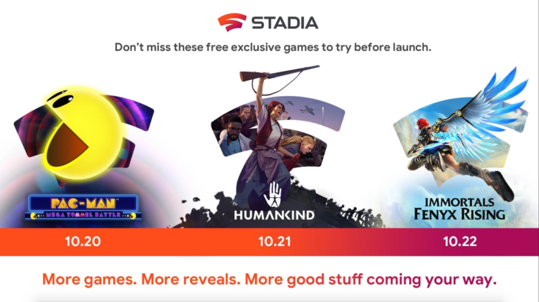 กิจกรรม Three Days of Demos ของ Google Stadia