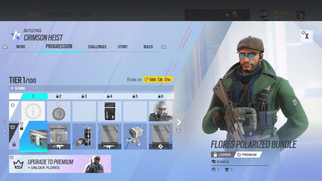 Rainbow Six Siege Crimson Heist Battle Pass