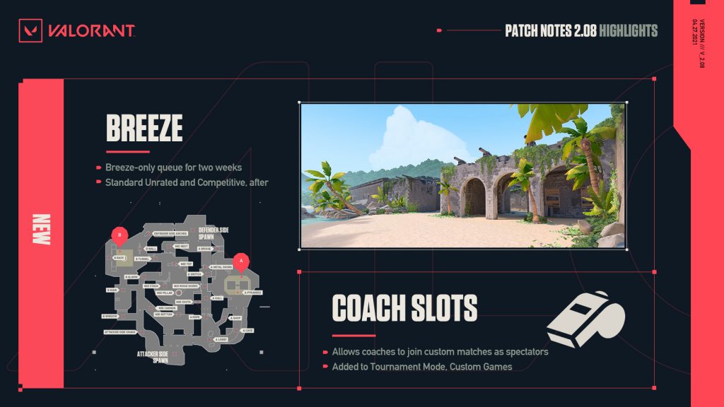การอัปเดตระบบเกม Valorant 2.08